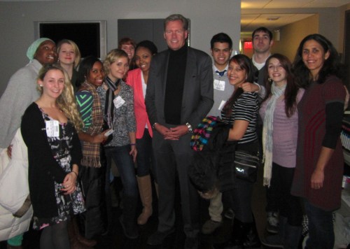 Dateline's Chris Hansen with our Journalism 1 class.