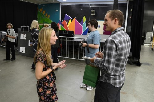 Managing Editor Rebecca Strassberg at The Beat launch party last year